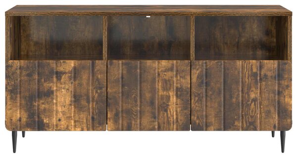 TV szekrény fiókkal Füstös Tölgy 102 x 34,5 x 50 cm Szerelt Fa