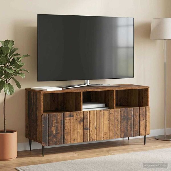 TV szekrény fiókkal Antik Fa 102 x 34,5 x 50 cm Szerelt Fa