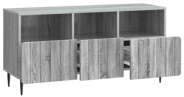 TV szekrény fiókkal Szürke Sonoma 102 x 34,5 x 50 cm Szerelt Fa