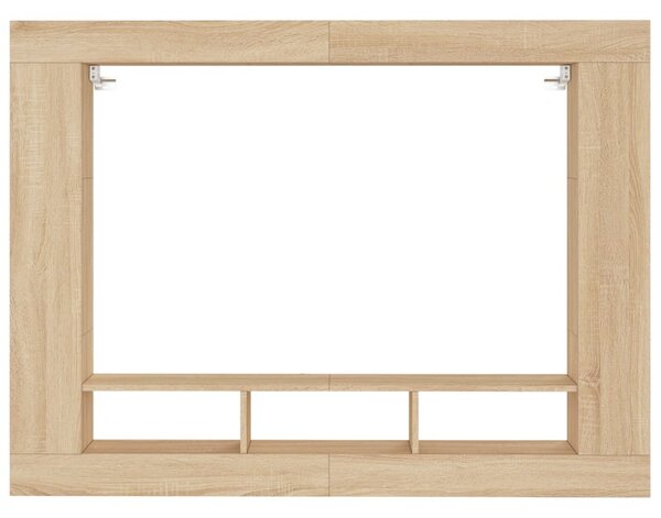 Sonoma tölgyszínű szerelt fa TV-szekrény 152x22x113 cm