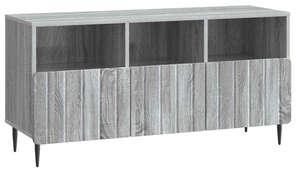 TV szekrény fiókkal Szürke Sonoma 102 x 34,5 x 50 cm Szerelt Fa