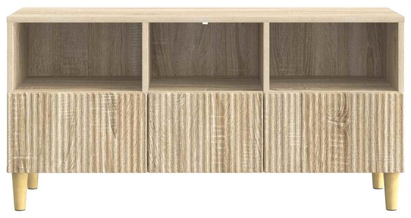 TV szekrény fiókkal Sonoma Tölgy 102 x 34,5 x 50 cm Szerelt Fa