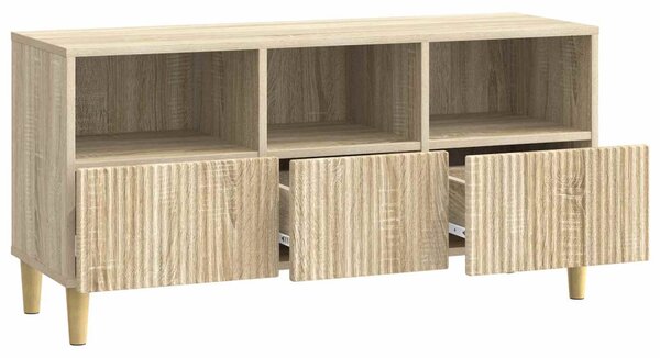 TV szekrény fiókkal Sonoma Tölgy 102 x 34,5 x 50 cm Szerelt Fa