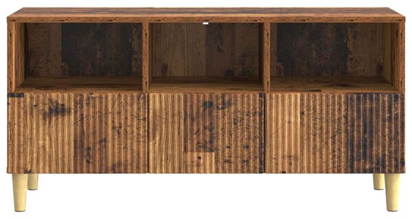 TV szekrény fiókkal Antik Fa 102 x 34,5 x 50 cm Szerelt Fa