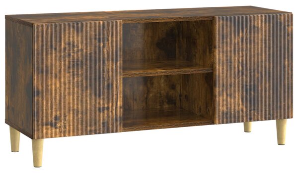TV szekrény Füstös Tölgy 102 x 34,5 x 50 cm Szerelt Fa