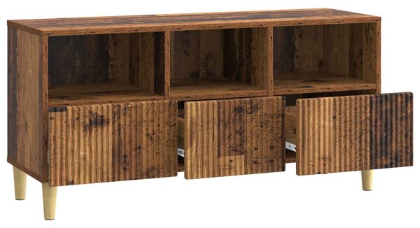 TV szekrény fiókkal Antik Fa 102 x 34,5 x 50 cm Szerelt Fa