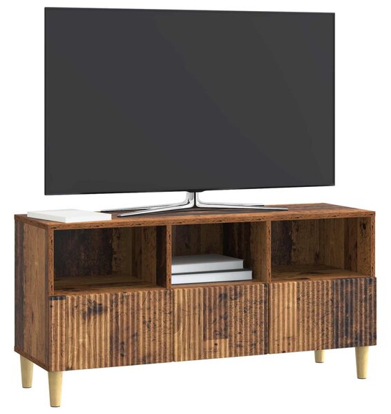 TV szekrény fiókkal Antik Fa 102 x 34,5 x 50 cm Szerelt Fa