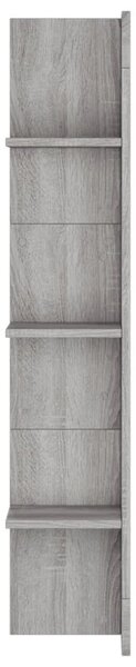 Szürke sonoma színű szerelt fa TV-szekrény 152x22x113 cm