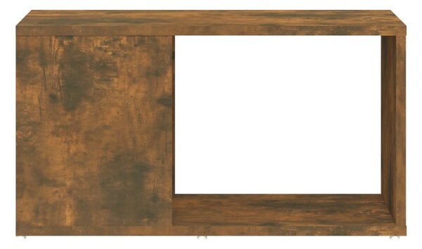 Füstös tölgy színű szerelt fa TV-szekrény 60 x 24 x 32 cm