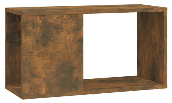 Füstös tölgy színű szerelt fa TV-szekrény 60 x 24 x 32 cm