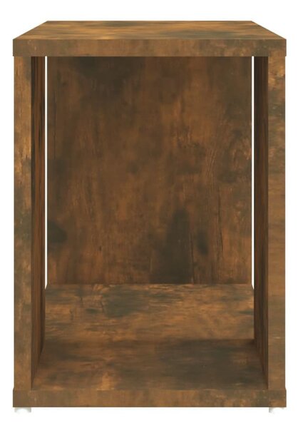 Füstös tölgy színű szerelt fa TV-szekrény 60 x 24 x 32 cm