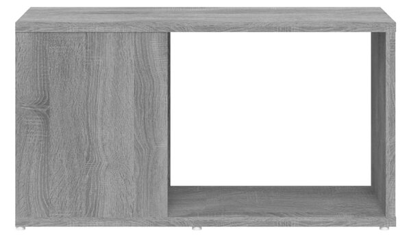Szürke sonoma színű szerelt fa TV-szekrény 60 x 24 x 32 cm