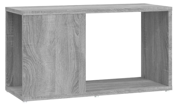 Szürke sonoma színű szerelt fa TV-szekrény 60 x 24 x 32 cm