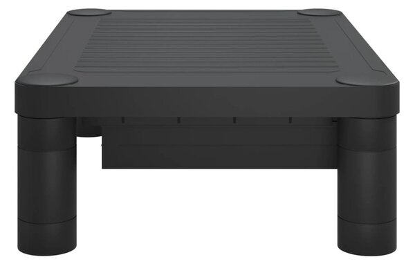 Fekete monitorállvány 43 x 30,5 x 13 cm