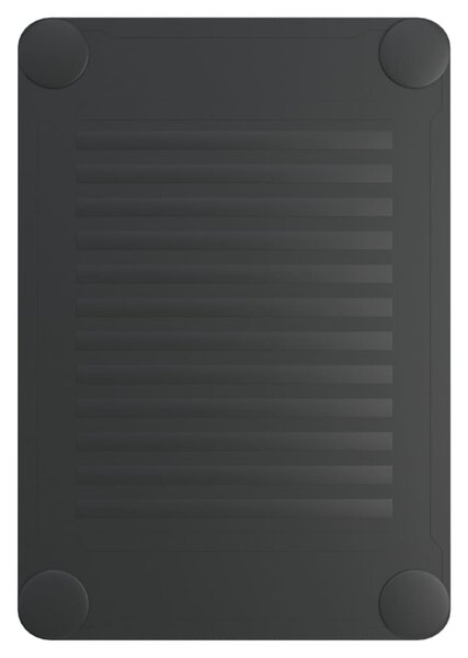 Fekete monitorállvány 43 x 30,5 x 13 cm