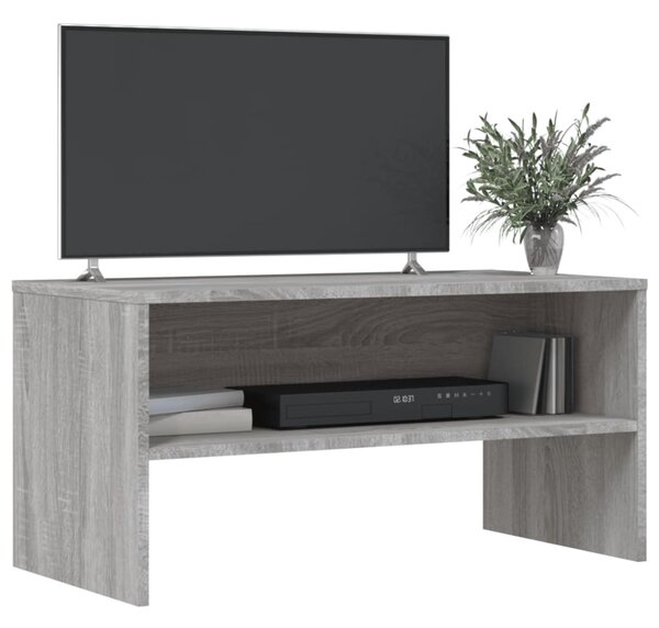 Szürke sonoma szerelt fa TV-szekrény 80 x 40 x 40 cm