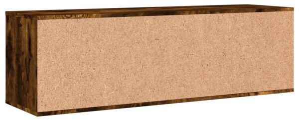 Füstös tölgy színű szerelt fa TV-szekrény 120x34x37 cm