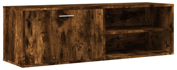 Füstös tölgy színű szerelt fa TV-szekrény 120x34x37 cm