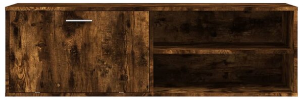 Füstös tölgy színű szerelt fa TV-szekrény 120x34x37 cm