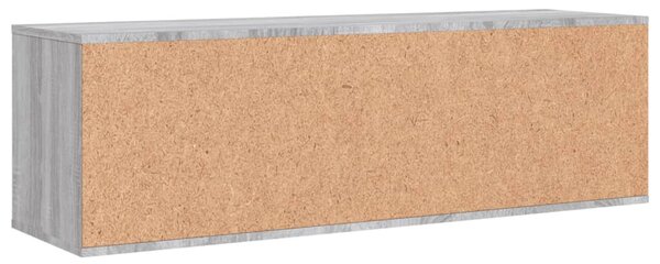 Szürke sonoma szerelt fa TV-szekrény 120 x 34 x 37 cm