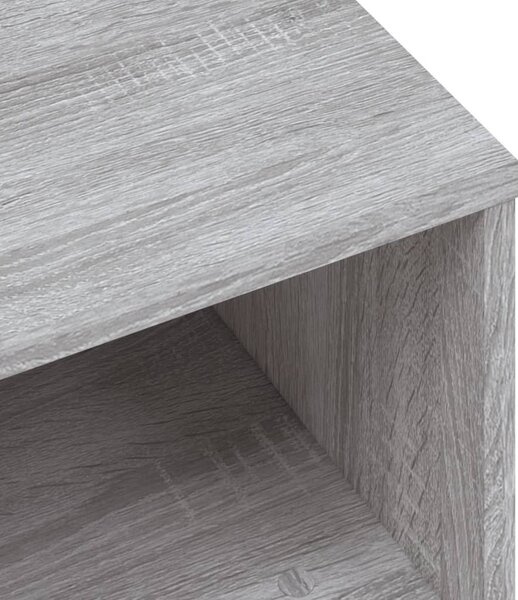 Szürke sonoma szerelt fa TV-szekrény 120 x 34 x 37 cm
