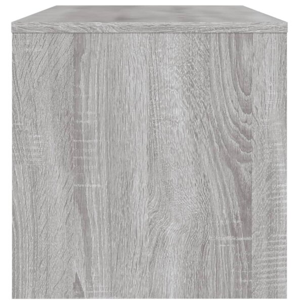Szürke sonoma szerelt fa TV-szekrény 120 x 34 x 37 cm