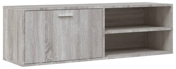 Szürke sonoma szerelt fa TV-szekrény 120 x 34 x 37 cm