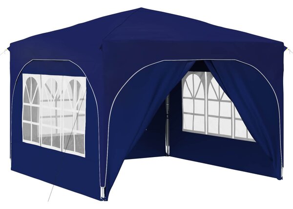 Parti sátor 290 x 290 x 245 cm Kék 210D Oxford ezüst bevonattal