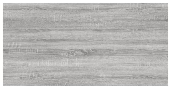 4 db szürke sonoma színű szerelt fa fali polc 60 x 30 x 1,5 cm