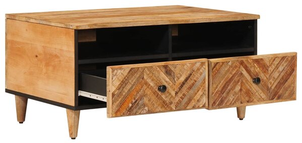 Dohányzóasztal fiókkal Barna 80 x 54 x 40 cm Tömör Mangófát