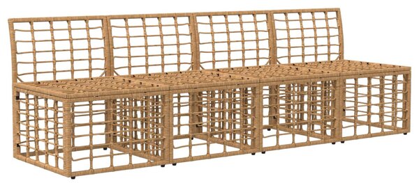4-Személyes Kerti Kanapé Karfa Nélkül 4 pcs 4-Ülőhelyek száma