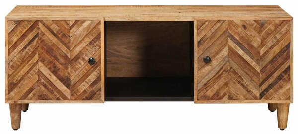 Dohányzóasztal Barna 100 x 54 x 40 cm Tömör Mangófát