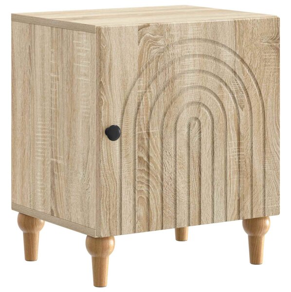 Éjjeliszekrény 2 pcs Sonoma Tölgy 43 x 34,5 x 50 cm Szerelt Fa