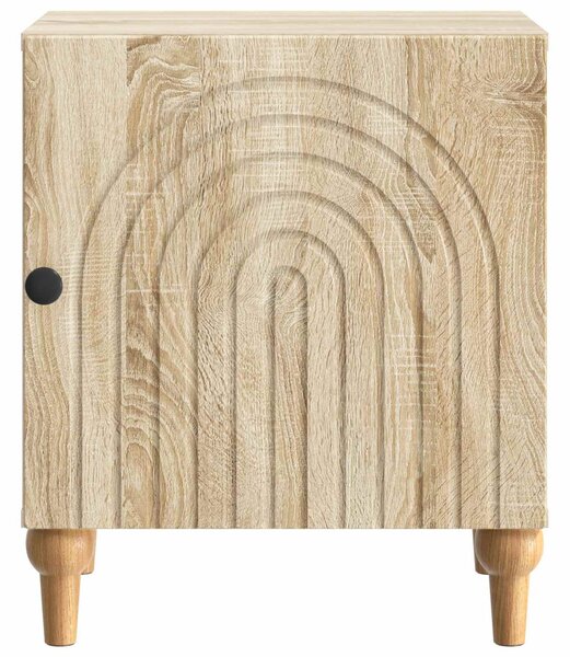 Éjjeliszekrény 2 pcs Sonoma Tölgy 43 x 34,5 x 50 cm Szerelt Fa