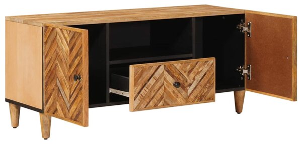Tároló szekrények Barna 105 x 33,5 x 46 cm Tömör Mangófát