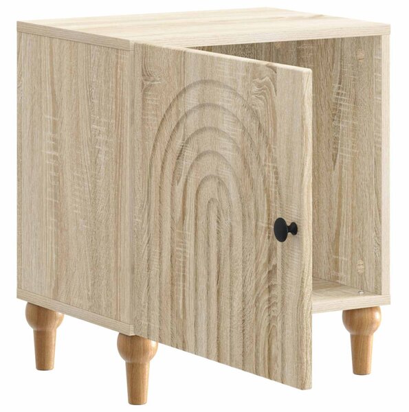 Éjjeliszekrény 2 pcs Sonoma Tölgy 43 x 34,5 x 50 cm Szerelt Fa
