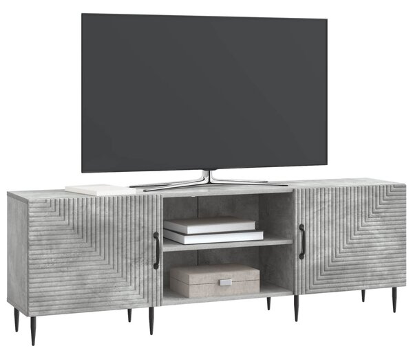 TV szekrény Betonszürke 150 x 31 x 50 cm Szerelt Fa