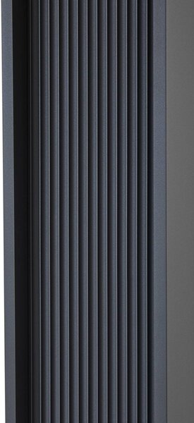 Lucande LED kültéri lámpa Tavion, 230 cm, antracit, IP65, Fekete, Alumínium, Modern