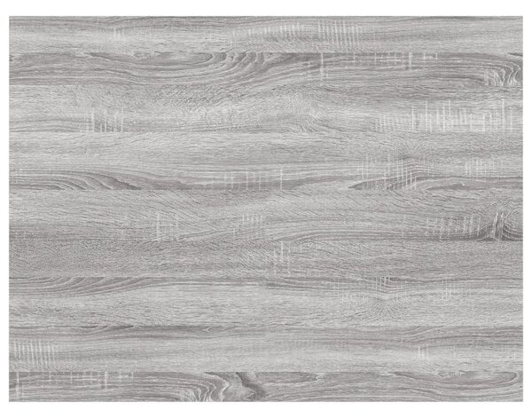 4 db szürke sonoma színű szerelt fa fali polc 40 x 30 x 1,5 cm