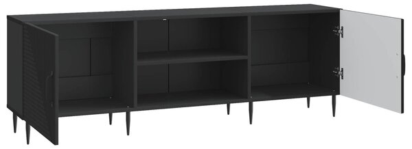 TV szekrény Fekete 150 x 31 x 50 cm Szerelt Fa