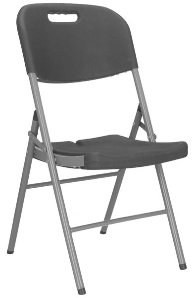 Springos összecsukható kerti Szék 90x57cm - Fekete