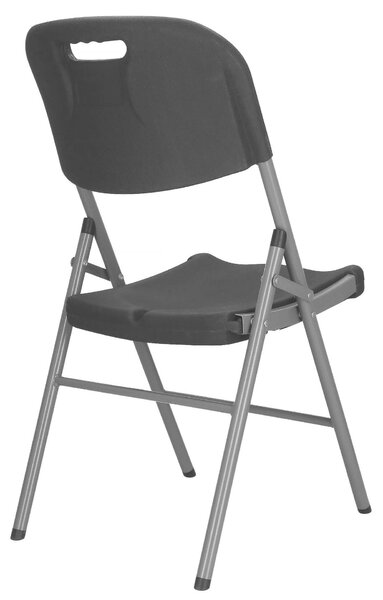 Springos összecsukható kerti Szék 90x57cm - Fekete