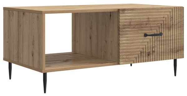 Dohányzóasztal Kézműves Tölgy 90 x 50 x 40 cm Szerelt Fa