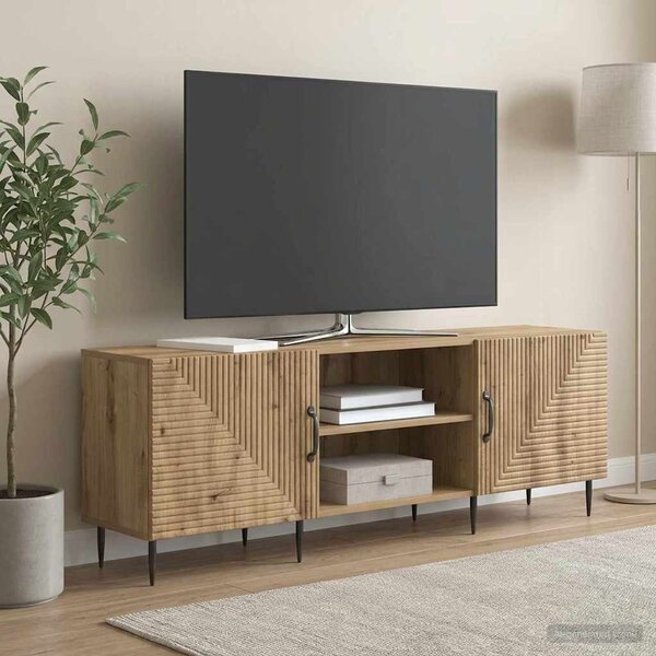 TV szekrény Kézműves Tölgy 150 x 31 x 50 cm Szerelt Fa