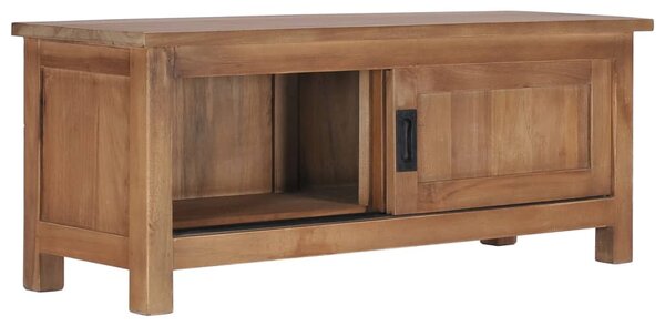 Tömör tíkfa TV-szekrény 90 x 30 x 35 cm