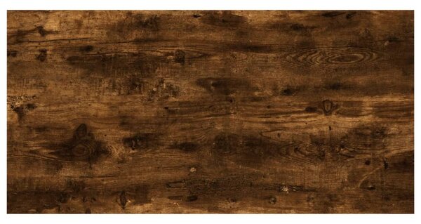 4 db füstös tölgy színű szerelt fa fali polc 60 x 20 x 1,5 cm