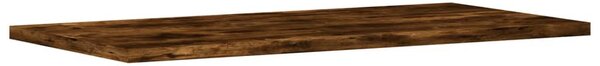 4 db füstös tölgy színű szerelt fa fali polc 60 x 20 x 1,5 cm