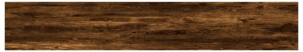 4 db füstös tölgy színű szerelt fa fali polc 60 x 10 x 1,5 cm