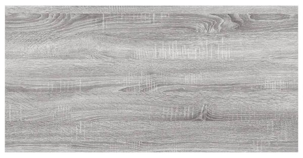 4 db szürke sonoma színű szerelt fa fali polc 60 x 20 x 1,5 cm