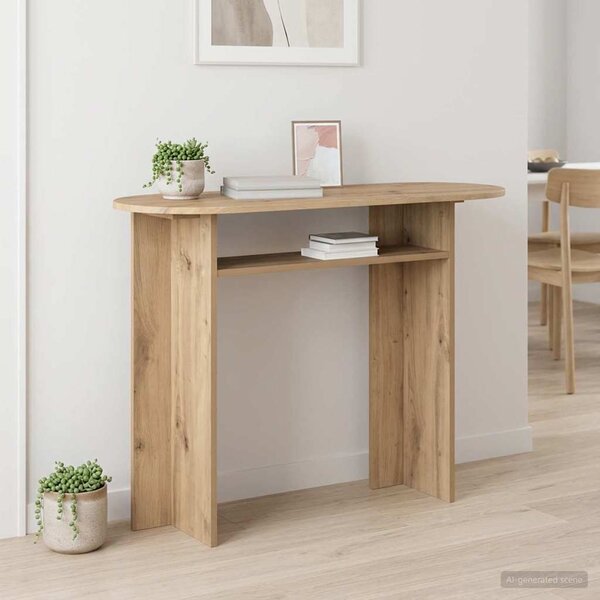 Konzolasztal Kézműves Tölgy 100 x 39,5 x 75 cm Szerelt Fa